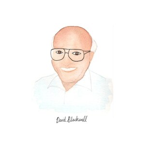 David Blackwell A3 Eco-Friendly STEM Role Model Print