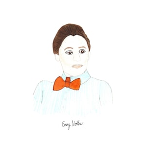 Emmy Noether A3 Eco-Friendly STEM Role Model Print