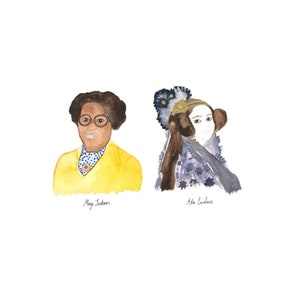 Pack of 2 A3 Eco-Friendly STEM Role Model Prints