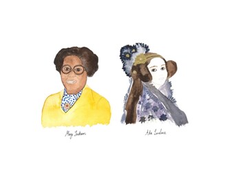 Pack of 2 A3 Eco-Friendly STEM Role Model Prints