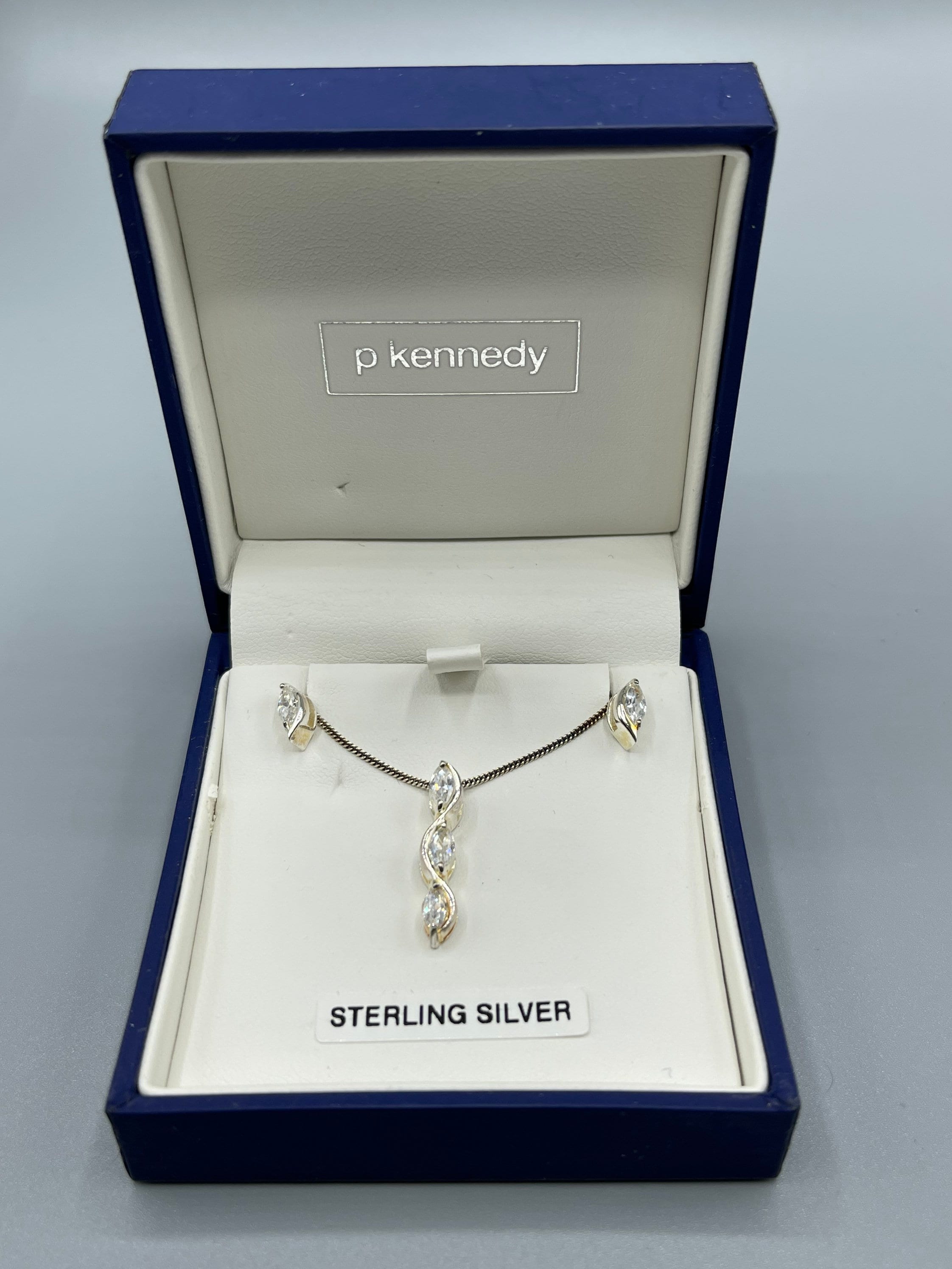 Vintage Paul Kennedy Sterling Silver & Cubic Zirconia