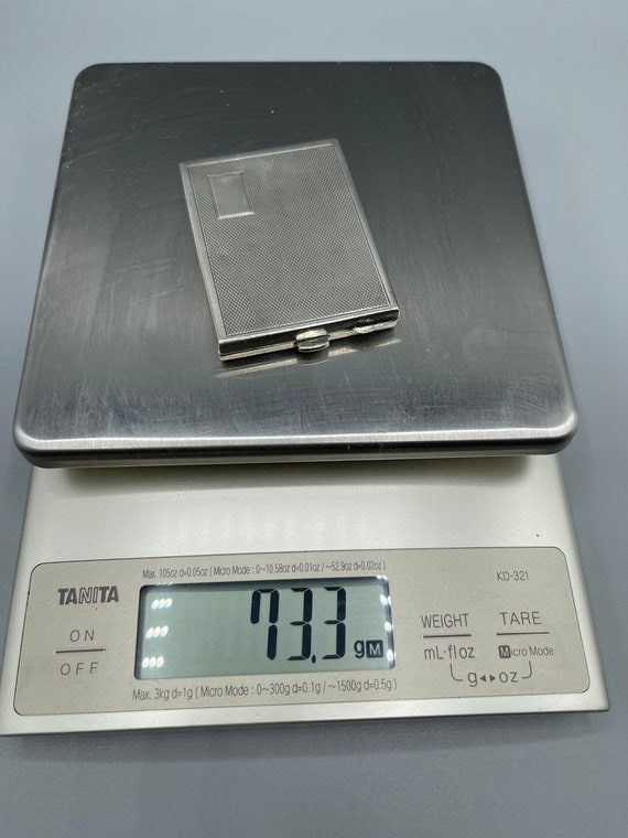 Art Deco 1920 Solid Silver Compact Birmingham Jos… - image 3