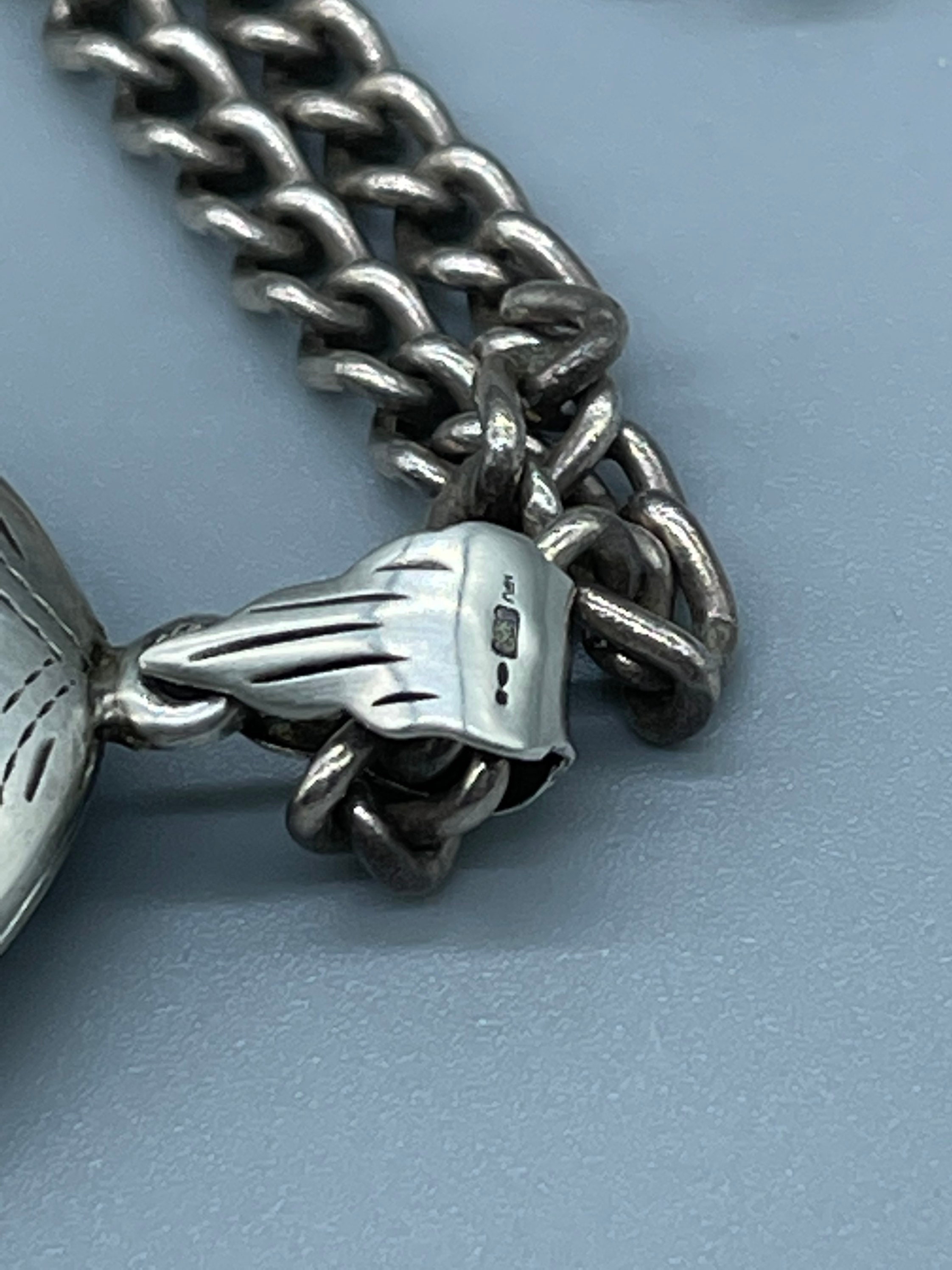 Vintage Extra Large Sterling Silver Oval Locket & Sterling