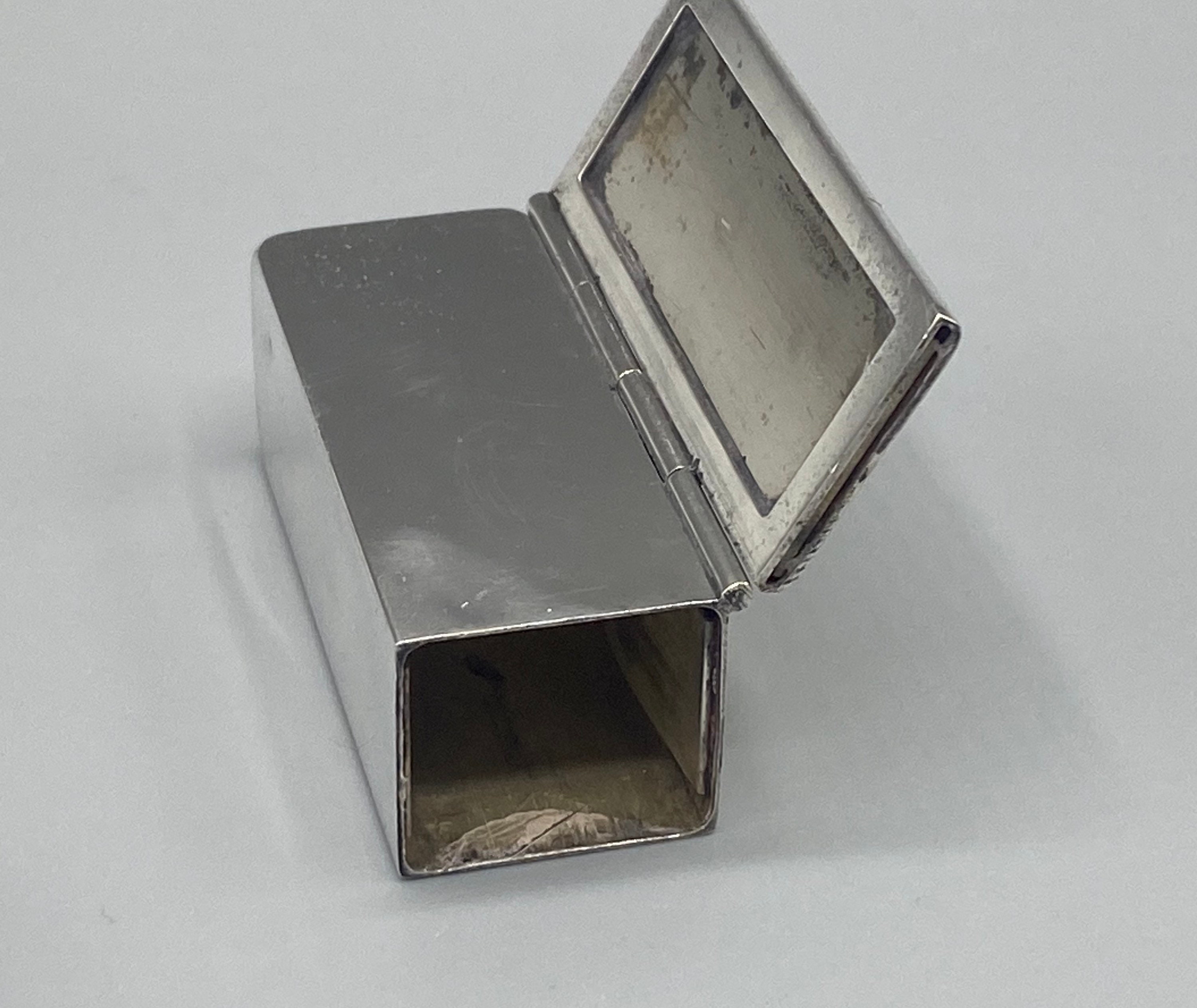 1950s Heavy Hallmarked Solid Sterling Silver Lipstick Case & Etsy