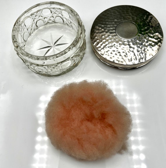 Edwardian 1905 Large Solid Silver Vanity Jar with… - image 3