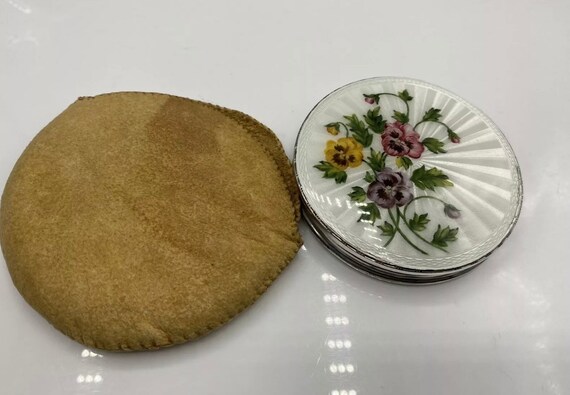 1960’s large solid sterling silver and guilloche … - image 8