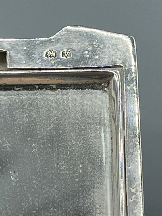 Art Deco 1920 Solid Silver Compact Birmingham Jos… - image 6