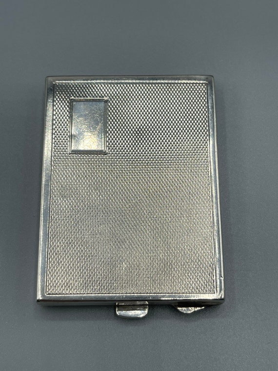 Art Deco 1920 Solid Silver Compact Birmingham Jos… - image 1