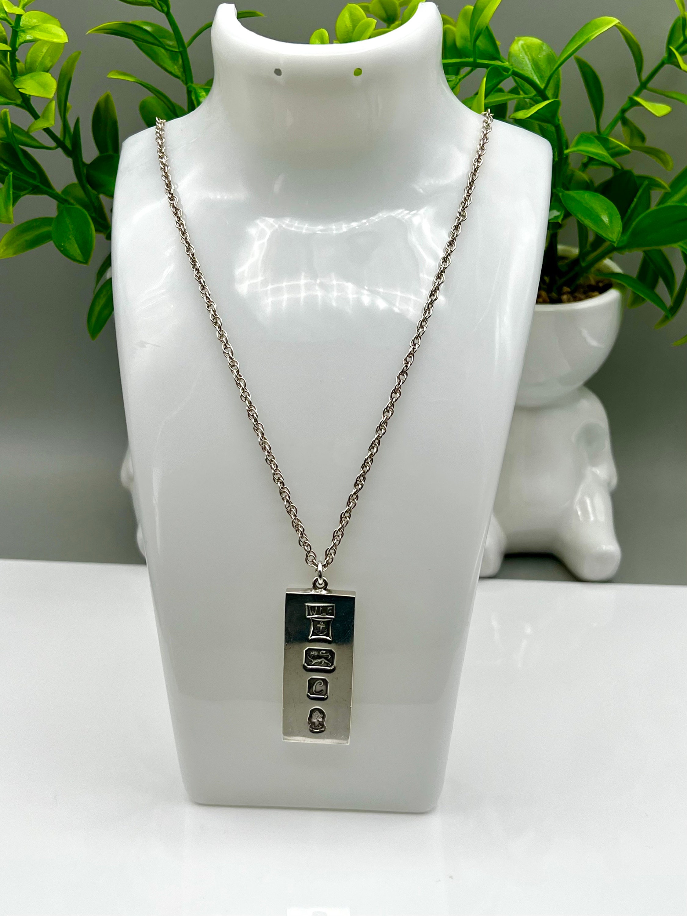 Sterling Silver 22 Inch Box Chain Necklace – 2.3g Solid 925 Silver, Strong & Durable