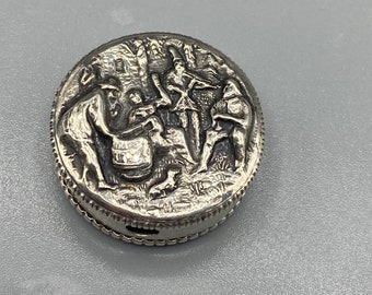 彫刻・オブジェ Vintage London Hallmark 1984 Pill Box 彫刻・オブジェ Vintage London Hallmark 1984 Pill Box 彫刻