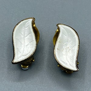 ASKEL Holmsen Art Deco Norway  Sterling Silver 925s & Guilloche Enamel Earrings