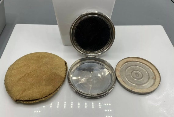 1960’s large solid sterling silver and guilloche … - image 2