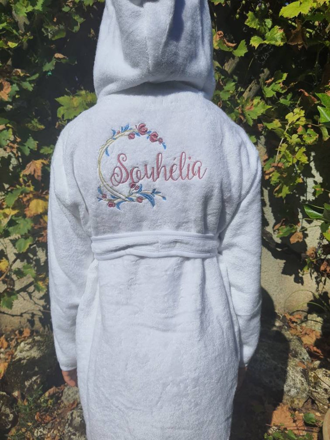 Personalized child bathrobe from 5 to 8 years old. Etsy