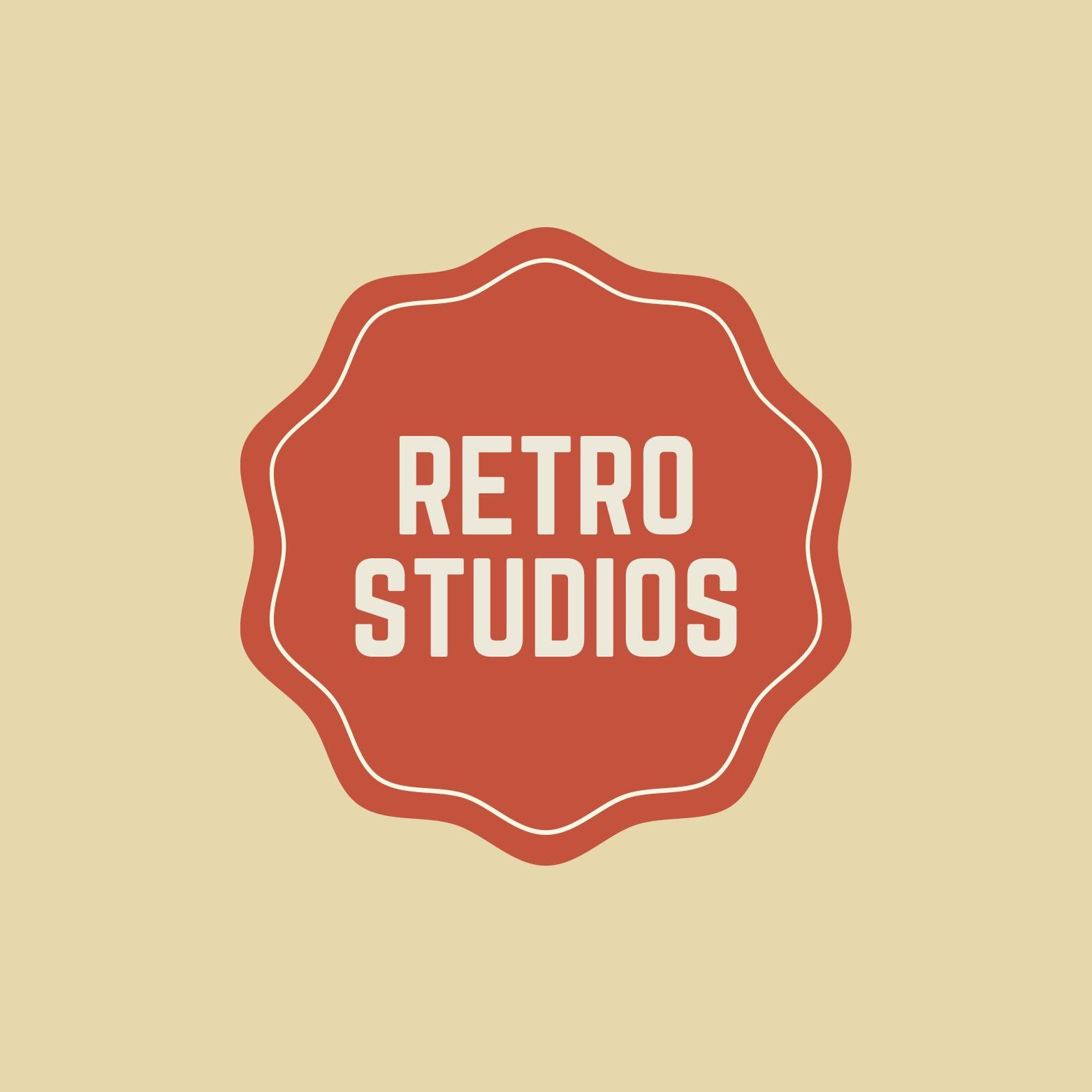 Vintage/retro Logo, Retro Studios Logo, Instagram Social Media Logo
