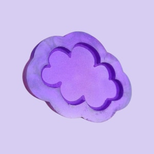 Cloud Silicone Mould Resin Mould Keyring Earring or Pendant 3MM Depth Mould