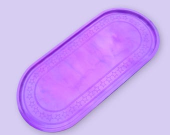 Star Large Coaster Resin Silicone Mould Moon Tray Long Oval Shelf Coaster