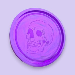 Skull Coaster Mould Silicone Resin Gothic Witchy Mould