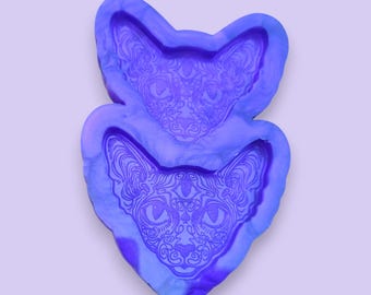 Sphynx Cat Ouija Silicone Mold: Resin, Wax, Jesmonite