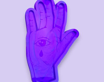 All Seeing Eye Hand Resin Mould, Spooky Kawaii Magical Mold