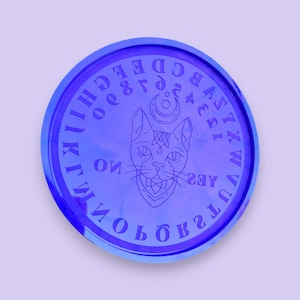 Sphinx Cat Pendulum Board Silicone Mould for Resin Was and Jesmonite Ouija Board Mold