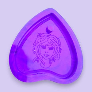 Medusa Planchette Mould for Resin Wax and Jesmonite Ouija Mold 5MM Depth Large Pendant Keyring or Earring Size Mold