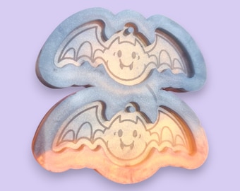 Halloween Bat Silicone Resin Mould: Spooky Keyring, Earring, Pendant