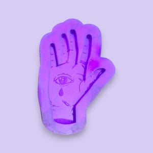 Mini Spooky Hand All Seeing Eye Mould Resin Mould 3MM Depth Mould Kawaii Cute Magical Mold