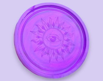 Sun Coaster Mould Silicone Resin Gothic Witchy Mould