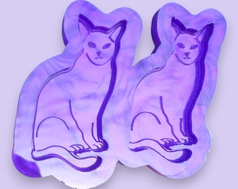 Cat Silicone Mould for Resin Charms, Wax Melts