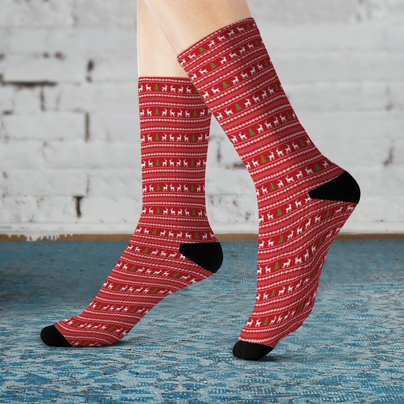 Download Christmas Socks Winter Sublimation Socks Snowman Christmas ...