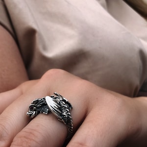 Dragon Ring silver| Fantasy Dragon Ring| Dragon Jewellery Silver 925