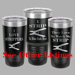 Personalized Electrician Gift Cup, Multiple Designs, Stainless Steel Engraved Tumblers and Water Bottles for Sparkies, Not Yeti afbeelding 4