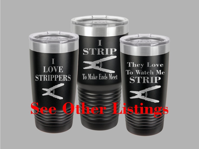 Personalized Electrician Gift Cup, Multiple Designs, Stainless Steel Engraved Tumblers and Water Bottles for Sparkies, Not Yeti afbeelding 4