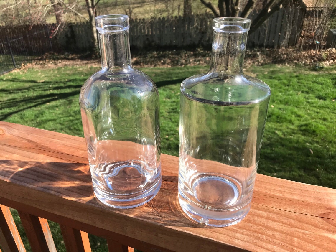 Infinity Bottle Decanter Engraved Set 750ml Etched Glass for Etsy