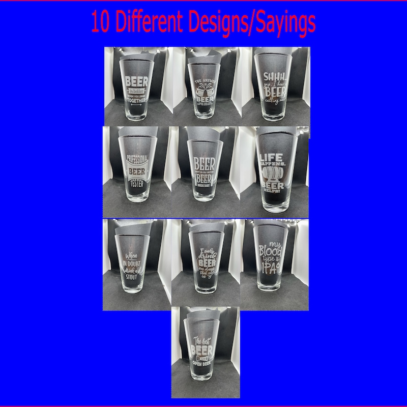 Funny Beer Glass - Etsy