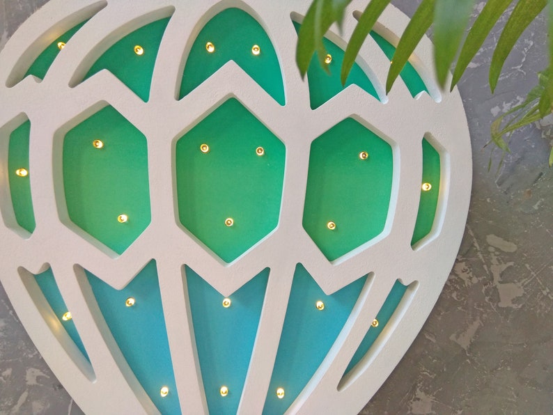 Holz Heißluftballon Baby Nachtlampe mit LED-Leuchten für | Etsy