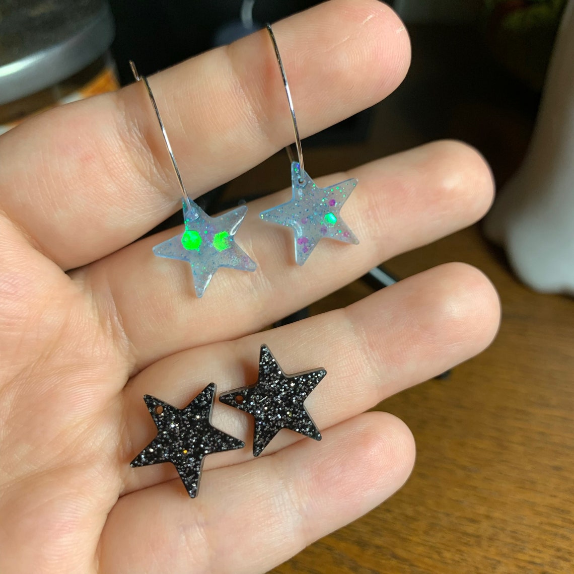 Custom star earrings starry sky earrings aesthetic y2k vsco Etsy