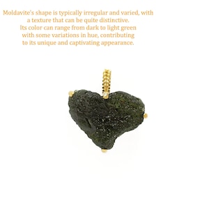 Moldavite Pendant / Moldavite Jewelry / Moldavite Necklace / Tektite Pendant / Authentic Moldavite / Genuine Moldavite / Moldavite Crystal