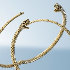 Snake Earrings, Animal Jewellery, Snake Jewelry MaruticreationsArt