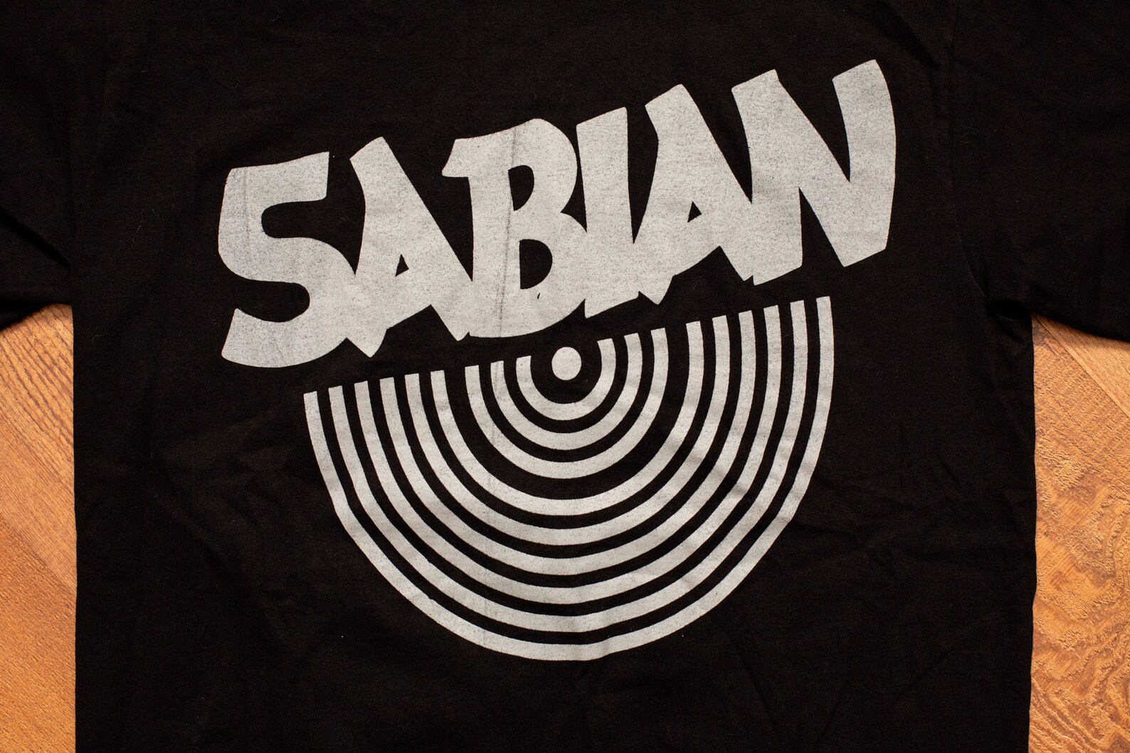 90s Sabian Cymbals Logo Tshirt, S, Vintage Tee, Drums, Rock Drummer