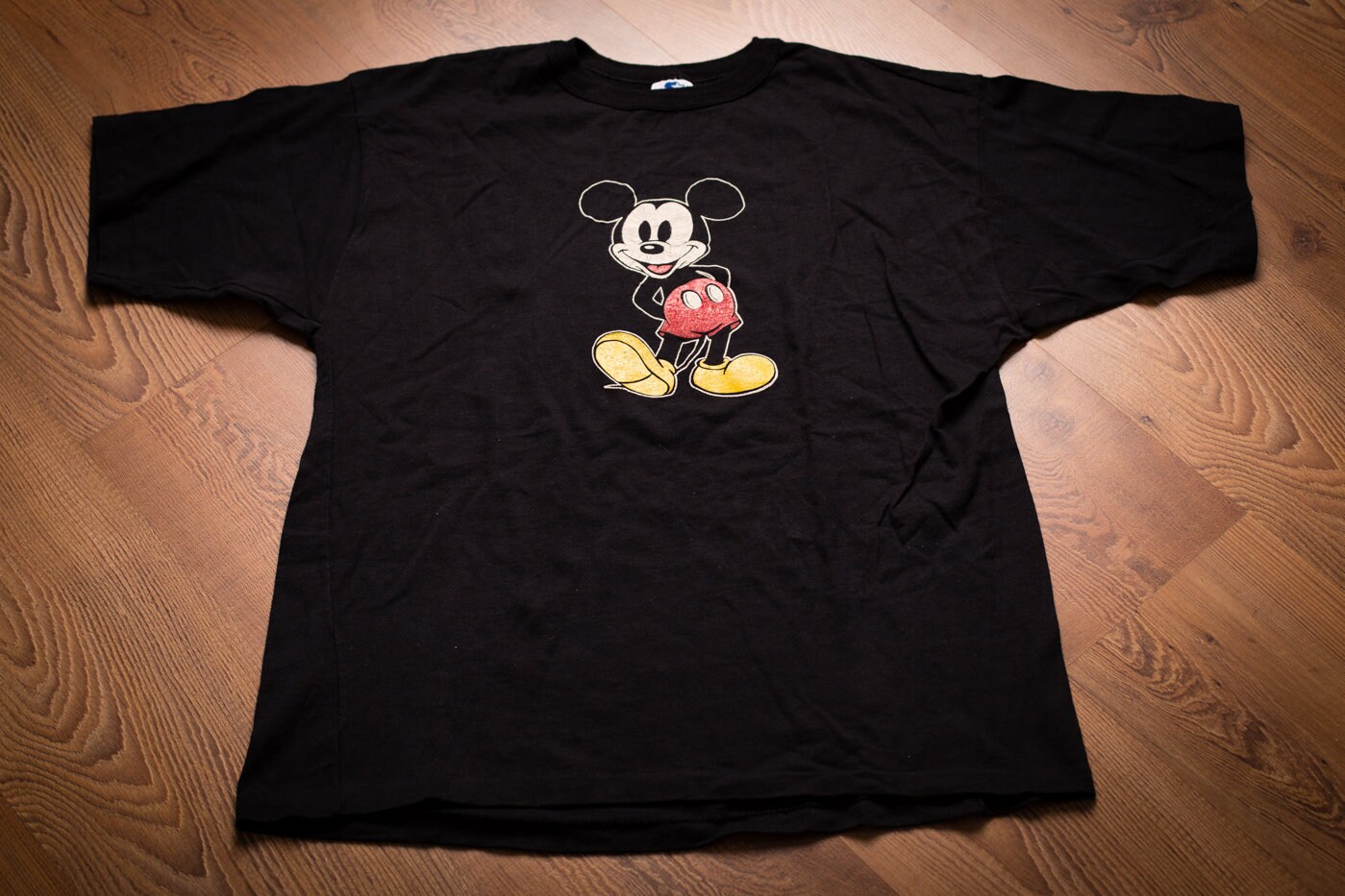 90s Mickey Mouse T-shirt, L, Starter Brand Graphic Tee, Vintage 