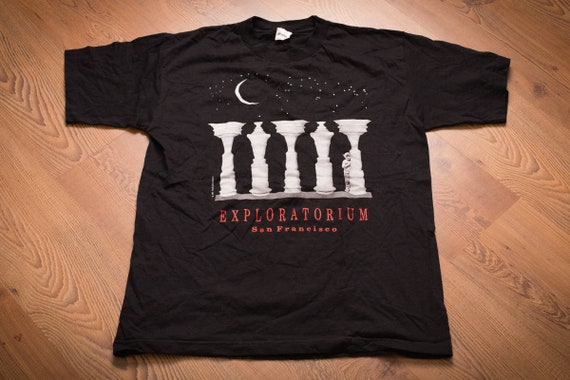 1991 Exploratorium San Francisco T-Shirt, L, Opti… - image 1