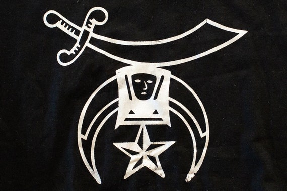 80s Shriners Emblem T-Shirt, S, Vintage Logo Grap… - image 2
