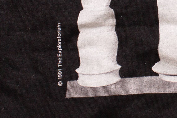 1991 Exploratorium San Francisco T-Shirt, L, Opti… - image 3