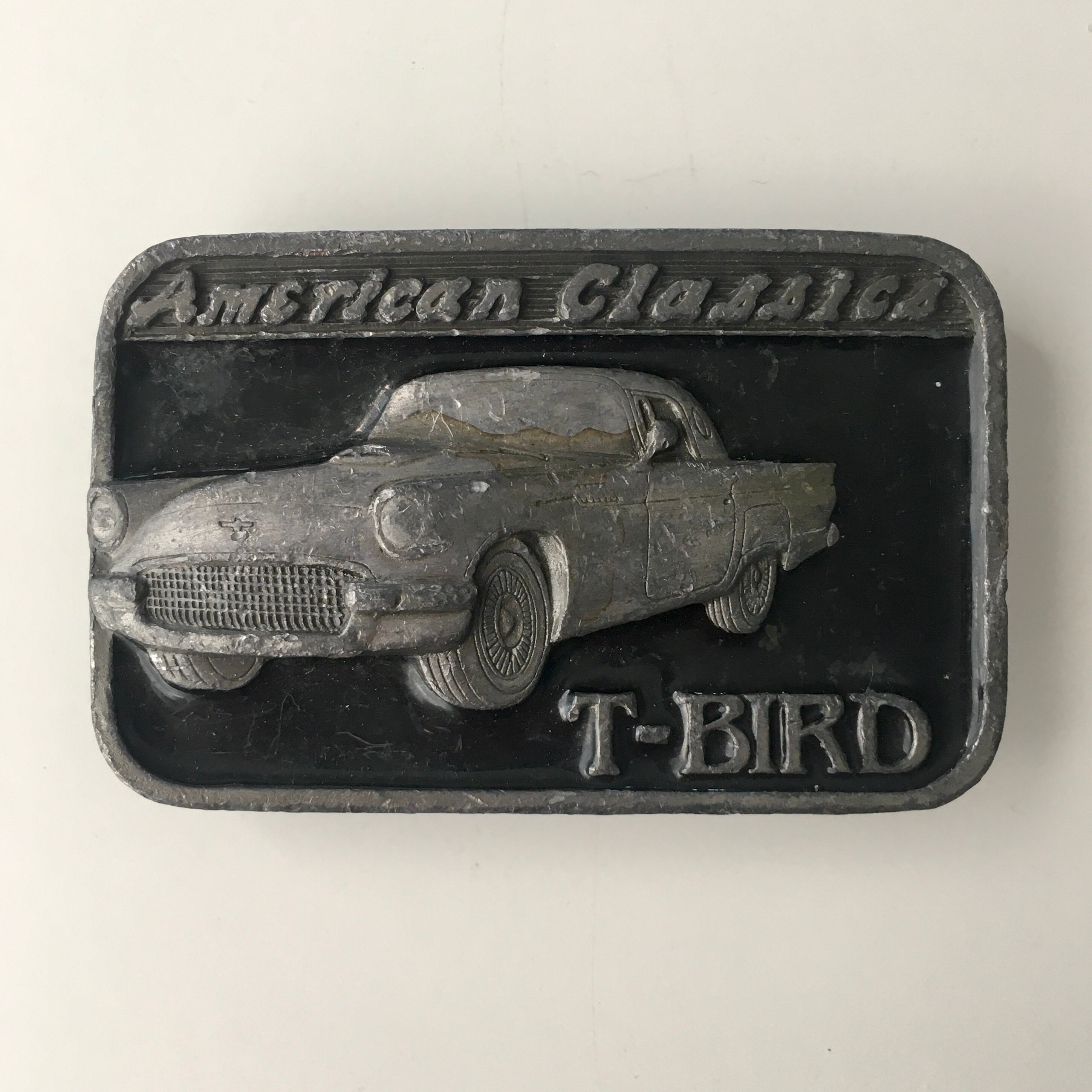 80s-90s T-bird American Classics Belt Buckle, 3.375