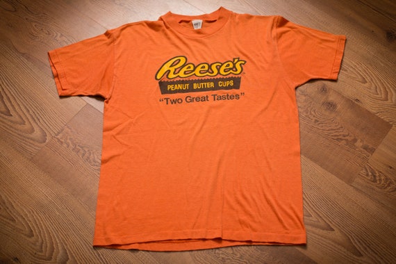 70s-80s Reeses Peanut Butter Cups T-Shirt, S/M, V… - image 1