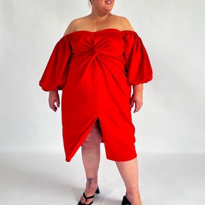 Vestidos rojos tallas grandes best sale