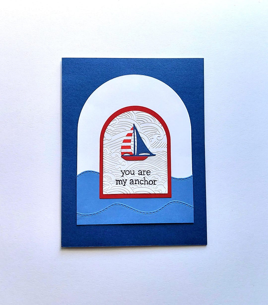 Handmade Sailing Card, Masculine, Ocean Theme - Etsy