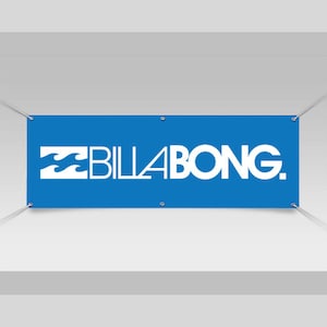 For Billabong Brand Exposure 2&#39;x6&#39; Vinyl Banner Sign Branding Store Shop Trade Show Display Surf Surfing Fans Man Cave Choose Color