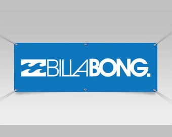 For Billabong Brand Exposure 2'x6' Vinyl Banner Sign Branding Store Shop Trade Show Display Surf Surfing Fans Choose Color